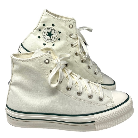 Converse Shoes - Converse Ctas Lift White Canvas Platform Sneakers Casual Women's A09772C-WWWGSG